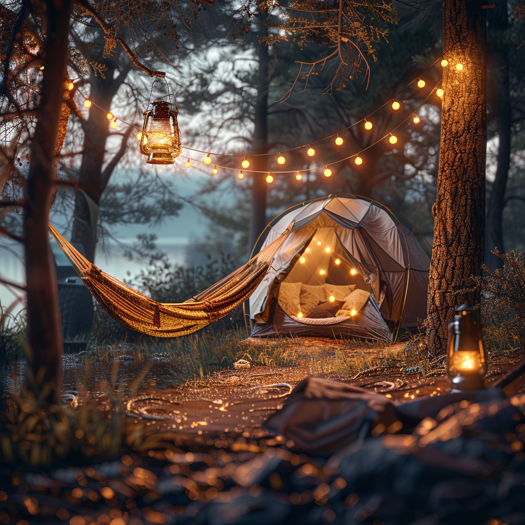 Iluminación de Campamento Imagen