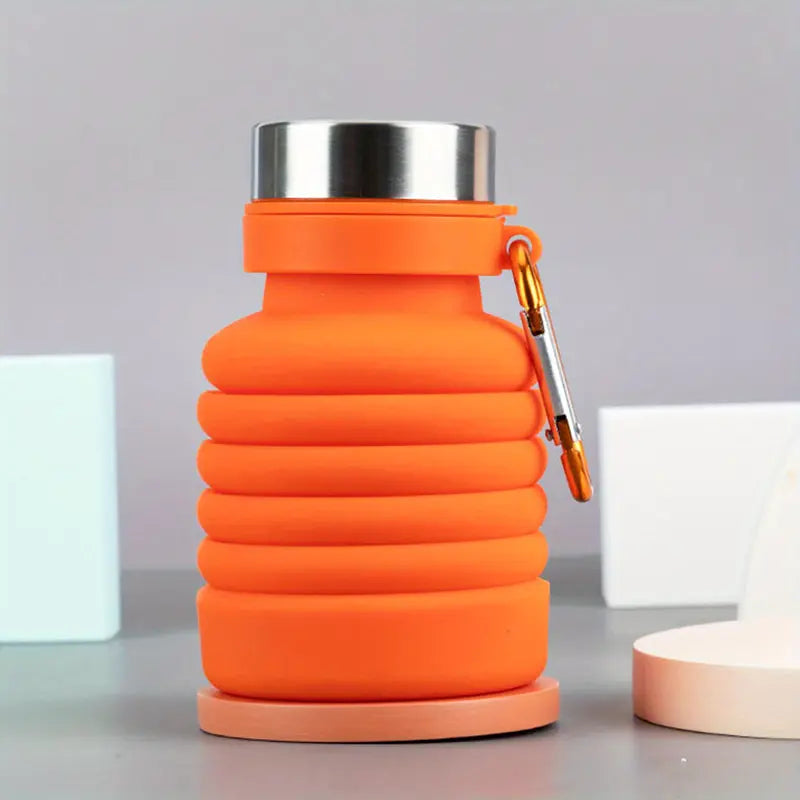 Folding Silicone Travel Kettle with Portable Handle