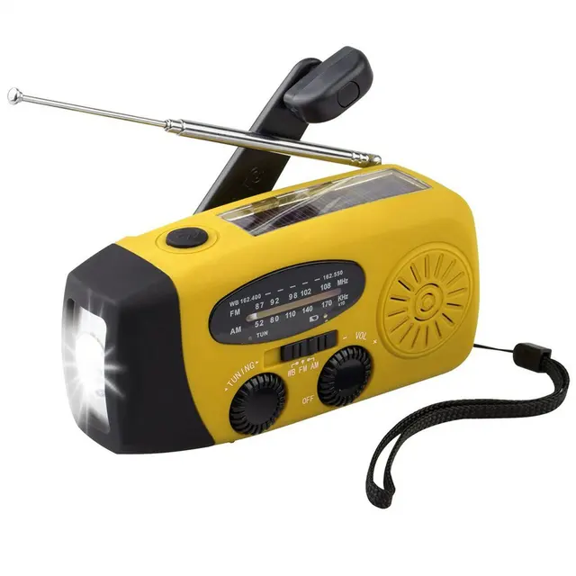 Upgraded Type-C Phone Charger Emergency Radio Flashlight