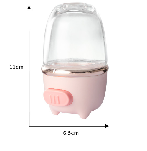 Dosificador de Sal de Precisión KREAVAN Precision-Dash — Salero Antihumedad de Vidrio Borosilicato, Control Cuantitativo de Especias y Sellado Hermético para Cocina Camper