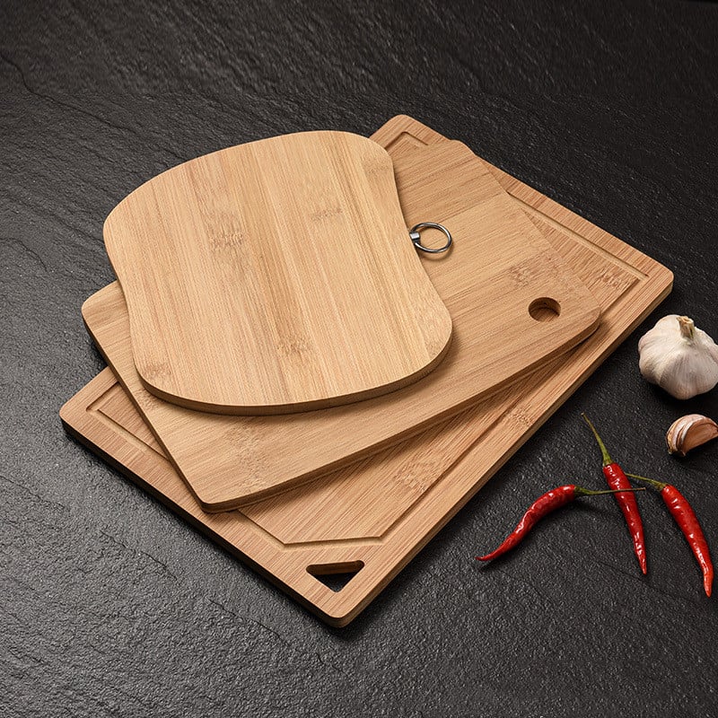 Tabla de Corte KREAVAN Bamboo-Master - Madera de Bambú de Alta Densidad, Anti-Moho y Ultra-Resistente para Cocina Camper, Camping y Exterior