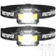 Rechargeable Headlamp 2 Pack 1200 Lumens Motion Sensor Head Lamp with Red Light 8 Modes Super Bright LED Headlight WaterProof Head Flashlight for Outdoor Camping Hiking Running Fishing Hunting