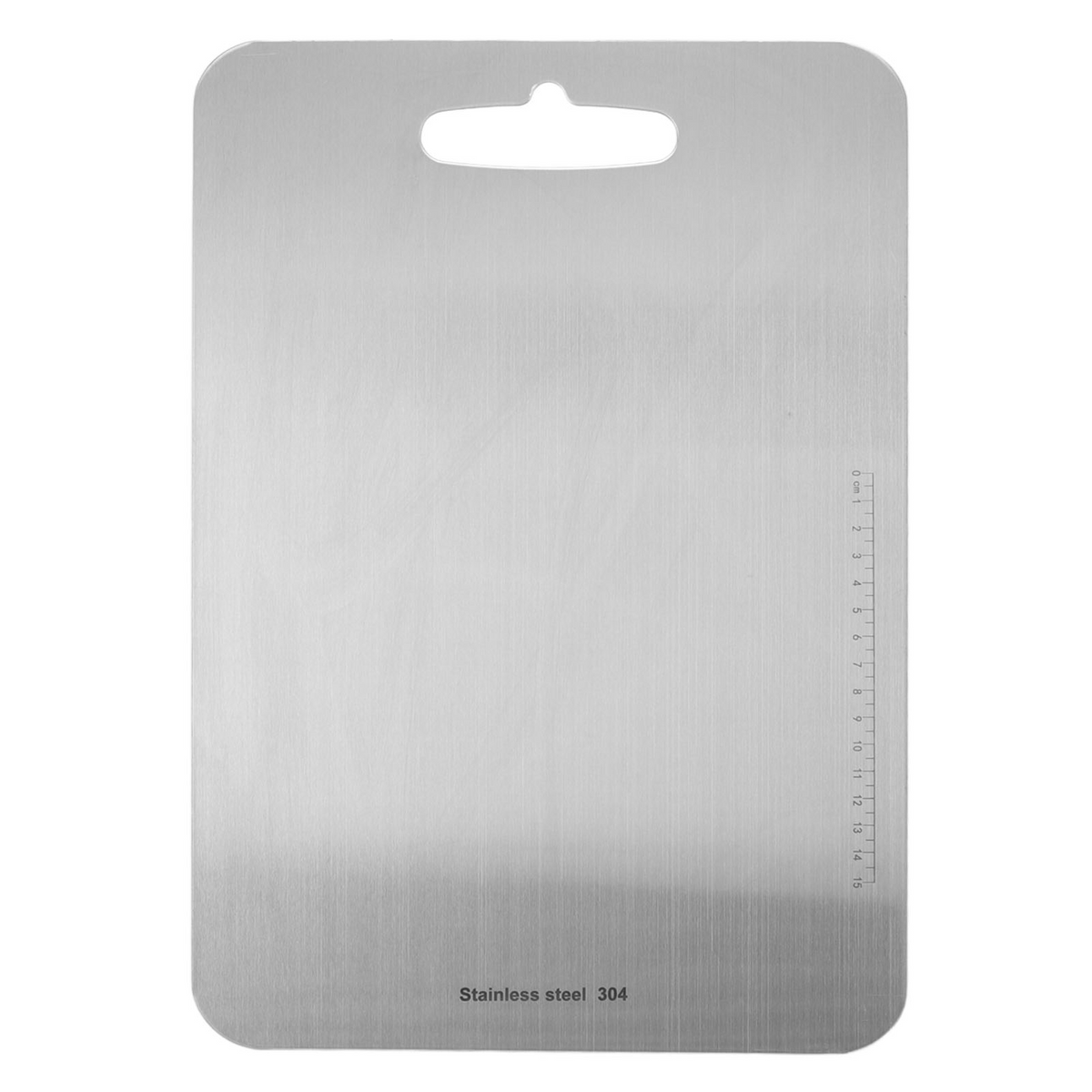 Tabla de Cortar KREAVAN Inox-Higiene - Tabla de Acero Inoxidable 100% Antibacteriana, Ultra-Delgada y Resistente para Cocina Camper y Outdoor
