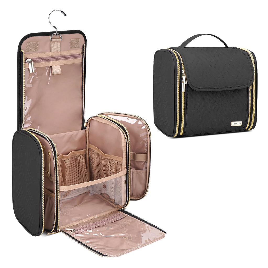 Neceser Colgante KREAVAN Expedition-Vault — Organizador de Baño de Gran Capacidad, Material Hidrófugo y Compartimentos Transparentes para Viajes y Vanlife