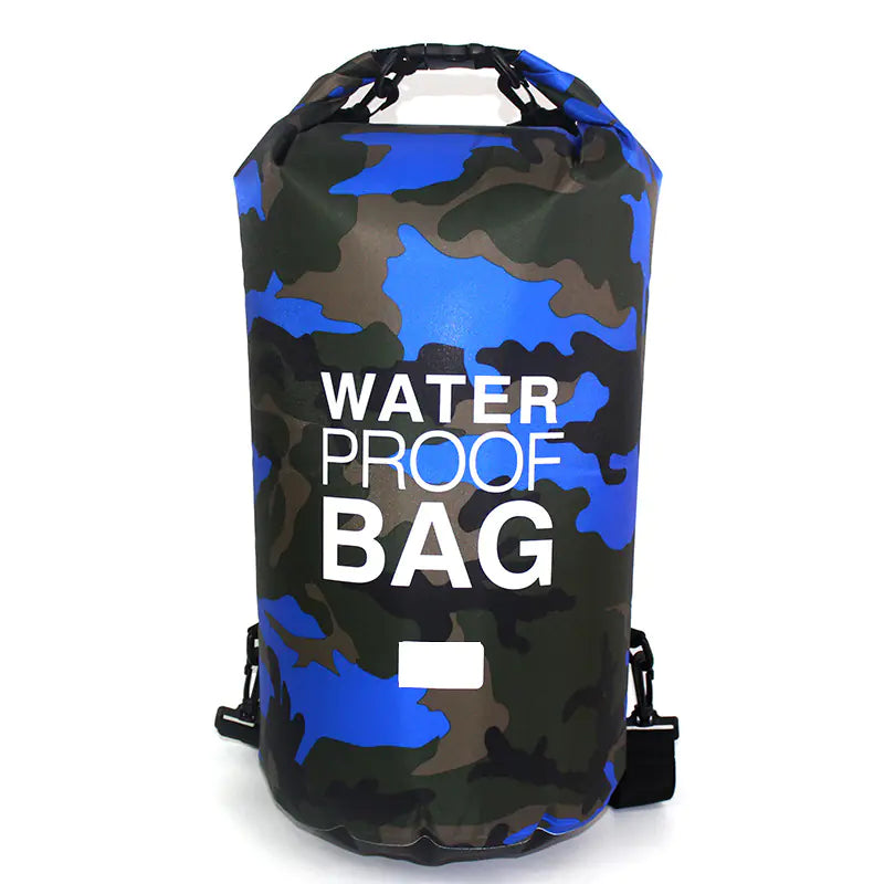 Bolsa Estanca Impermeable KREAVAN - Petate Marino Camuflaje para Kayak, Trekking y Playa (2L a 30L)