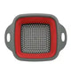 Collapsible Silicone Folding Drain Basket for Kitchen