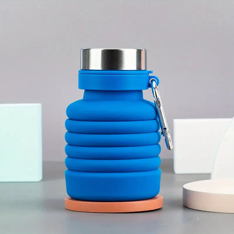 Folding Silicone Travel Kettle with Portable Handle