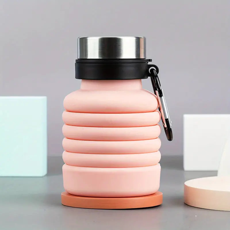 Folding Silicone Travel Kettle with Portable Handle