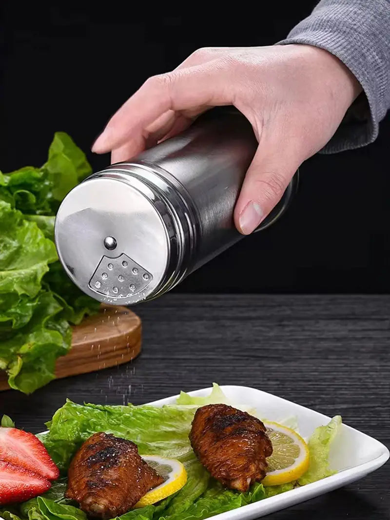 Tarro de Especias KREAVAN Steel-Vault — Contenedor de Acero Inoxidable de Grado Profesional, Diseño Ultra-Ligero y Resistente a Impactos para Cocina Camper y Outdoor