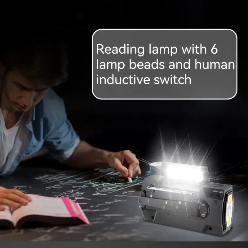 Emergency Crank Weather Radio with Flashlight & Charger