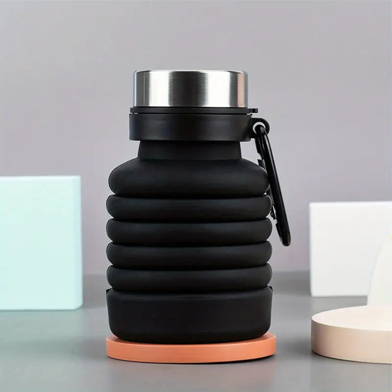 Folding Silicone Travel Kettle with Portable Handle