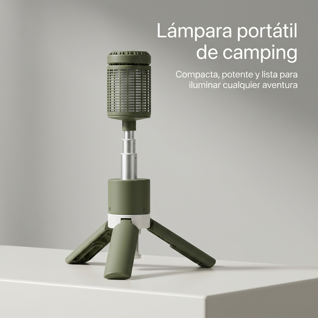 Linterna de Camping LED 360° Recargable