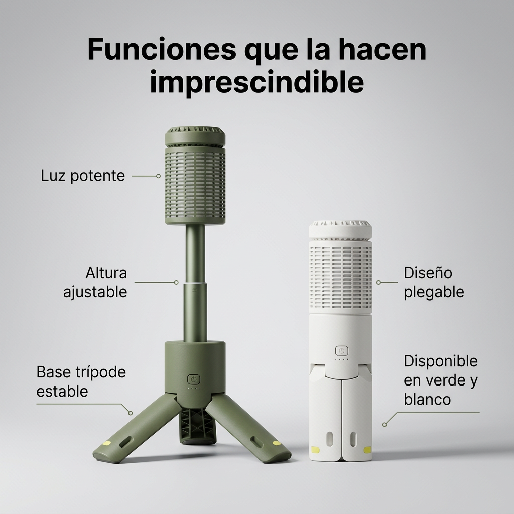 Linterna de Camping LED 360° Recargable